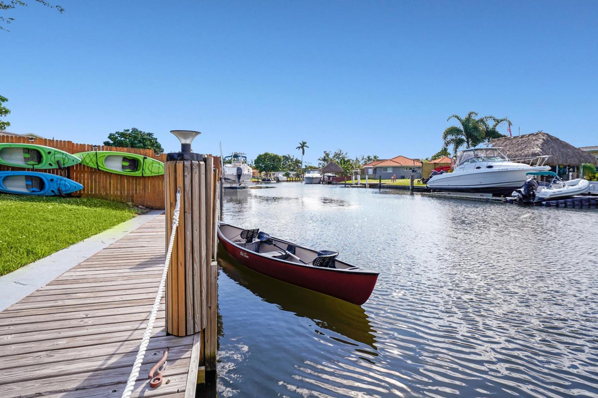 Waterfront Fll&Beaches, Bbq, Kayaks, Canoe Dania Beach Exterior foto